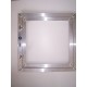 D inspection hatch for plasterboard in aluminium with push-pull opening System x 20 Chiusure1