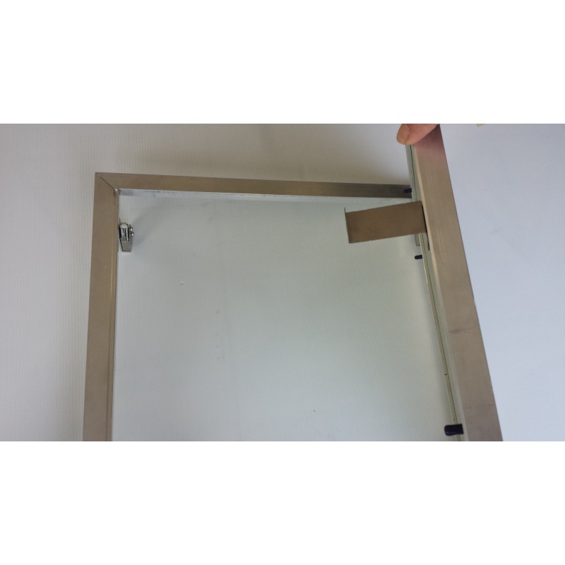 Botola ispezione cartongesso controsoffitto telaio alluminio apribile varie  mis misura: 20x20