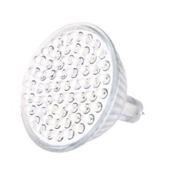 Lampada led 3W 12V per faretto Luce Bianca calda, Fascio di luce 60°,