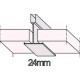 PANNELLI IN FIBRA MINERALE, Spess. 12 mm, 1 mq, 1 pz