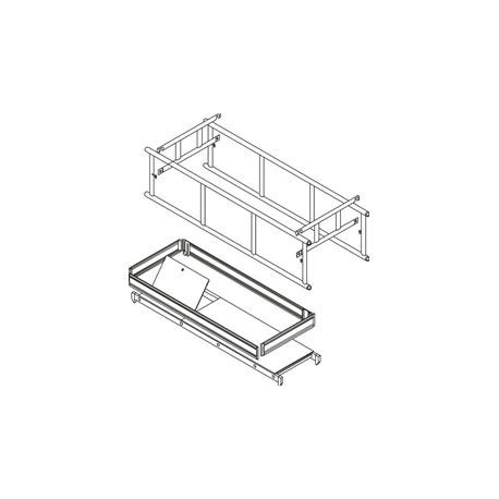 Parapetto UNI EN 1004, 75x165,