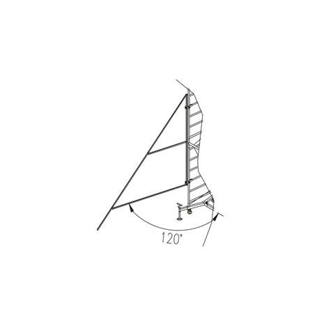 Staffe stabilizzatrici con giunti, 4 pezzi