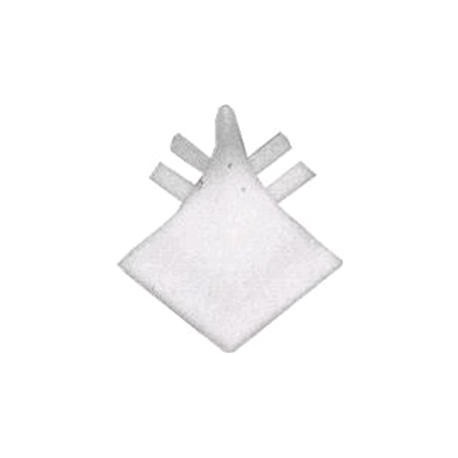 Angoli di raccordo in PVC, Bianco, 1 pz