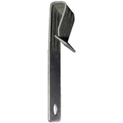 Clip in acciaio fosfatato di supporto verticale per pendino da Ø4mm Spessore di utilizzo (da 4a10)mm Portata 70Kg 100 pezzi